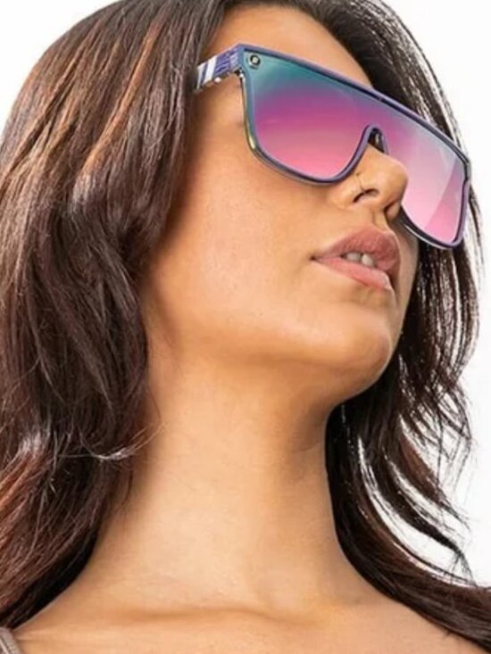 Blenders Sifi Discomania Iridescent Blue Polarized Lavender Mirror Sunglasses main image 11